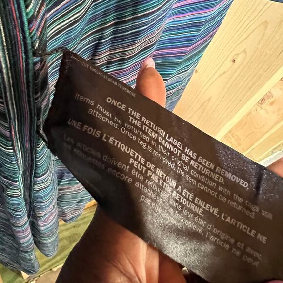 NWT BCBG MAXAZRIA $198 size S - M Carmela Striped Jersey Dress - Picture 7 of 8